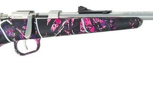 Henry Repeating Arms Mini-Bolt Youth Muddy Girl .22 LR 16.25" Barrel 1-RoundsThe Henry Mini Bolt Youth is a precision-crafted, single-shot .22 S/L/LR bolt-action rifle designed for safe and effective training for young or beginner shooters. Featuring a du