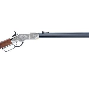 Henry Original Silver Deluxe Engraved Lever Action Rifle Walnut 44-40 Win 24.5 inch 13 rd