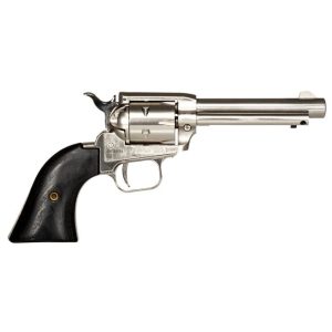 Heritage Firearms Rough Rider Nickel / Black .22 LR 4.75" Barrel 6-Rounds