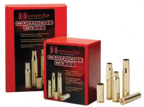 Hornady Unprimed Brass Rifle Cartridge Cases .223 Rem 3500 Rounds