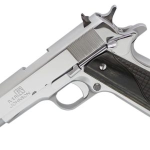 Iver Johnson 1911 A1 Government Chrome .45 ACP 5" Barrel 8-Rounds