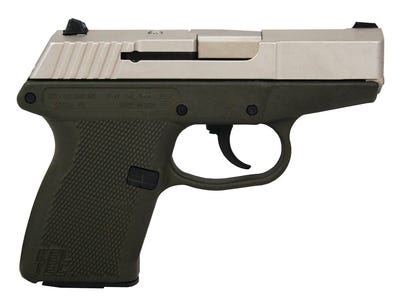 Kel-Tec P-11 9mm 3.1-inch Barrel 10rd Nickel Boron Slide OD Green frame