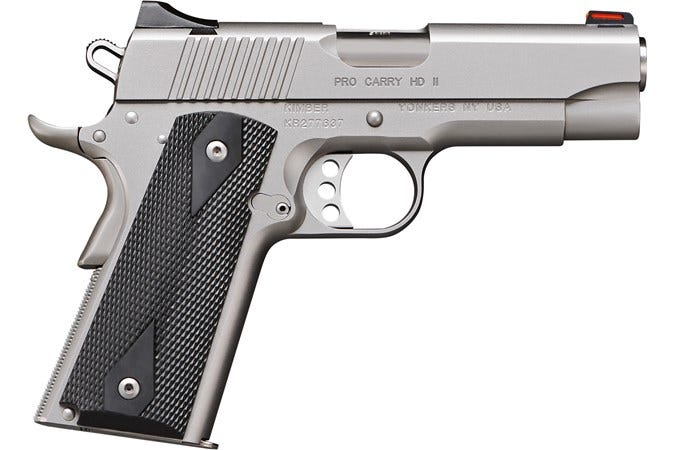 Kimber 1911 Pro Carry HD II Stainless .38 Super 4" Barrel 9-Rounds Kimber 1911 Pro Carry HD II Stainless .38 Super 4" Barrel 9-Rounds - 1911 - Miami Shooters Supply