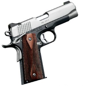 Kimber Pro CDP II 45ACP 4 Inch 7 Rd Night Sights Two tone Black/ Silver