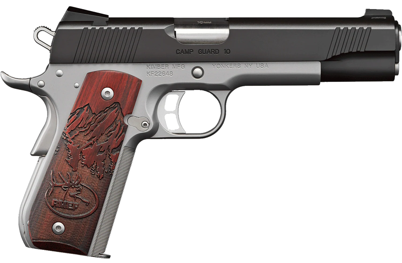 Kimber Camp Guard Stainless / Black 10mm 5" Barrel 8-Rounds Kimber Camp Guard Stainless / Black 10mm 5" Barrel 8-Rounds - 1911 - Miami Shooters Supply