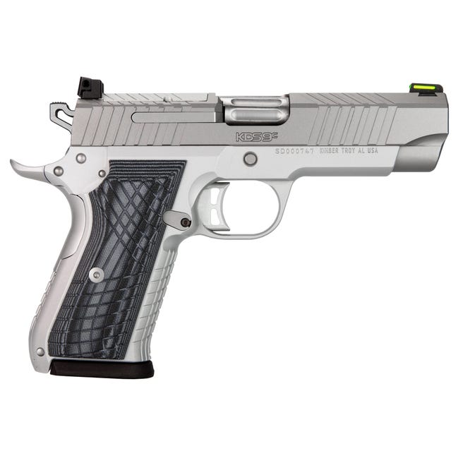 Kimber KDS9C Silver 9mm 4" Barrel 10-Rounds