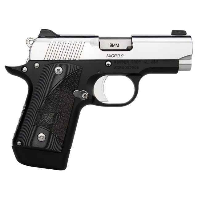 Kimber Micro 9 Black Diamond Black / Stainless 9mm 3.15" Barrel 7-Rounds