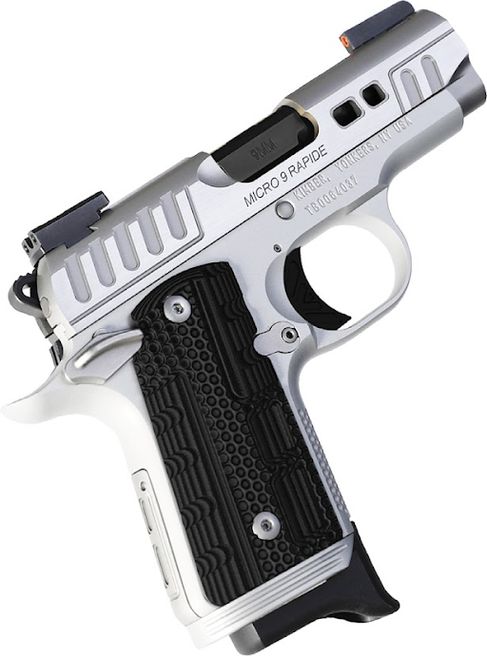 Kimber Micro 9 Rapide Frost Stainless / Black 9mm 3.15" Barrel 7-Rounds