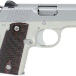 Kimber Micro Stainless Rosewood 380ACP 2.75 Inch  6 Rd Fixed Sights