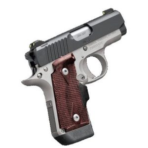 Kimber Micro Silver / Black .380 ACP 2.75" Barrel 7-Rounds Laser Grips