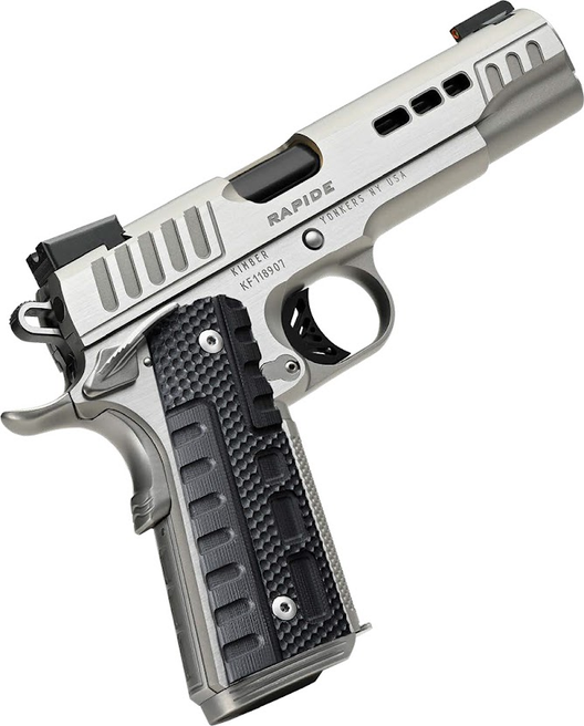Kimber Rapide Frost Stainless / Black .45 ACP 5" Barrel 8-Rounds Kimber Rapide Frost Stainless / Black .45 ACP 5" Barrel 8-Rounds - 1911 - Miami Shooters Supply