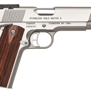 Kimber Stainless Gold Match II .45 ACP 5" Barrel 8-Rounds - HANDGUNS | Miami Shooters Supply