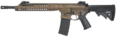 LWRC IC-A5 SBR Semi Auto Rifle Patriot Brown .223 / 5.56 NATO 14.7 inch 30 rd Threaded Barrel