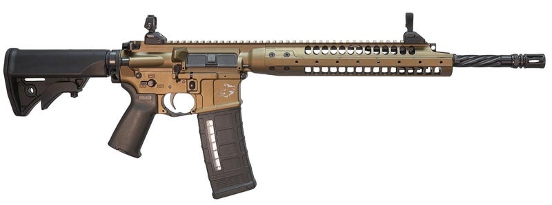 LWRC SIX8-A5 Razorback II Burnt Bronze 6.8X43MM SPC II 16.1" Barrel 30-Rounds