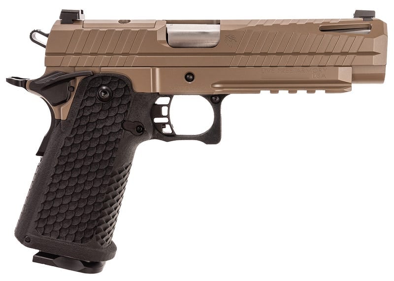Live Free Armory Apollo 11 Burnt Bronze 9mm 4.9" Barrel 17-Rounds