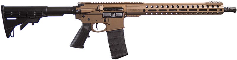 Live Free Armory Battle Rifle Lite Burnt Bronze 5.56 16" Barrel 30-Rounds