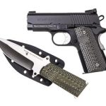 Magnum Research Desert Eagle 1911 Undercover Matte Black .45 ACP 3-inch 6Rds W/ Knife