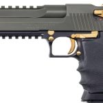 Magnum Research Desert Eagle L6 Black / Green / Gold .50 AE 6" Barrel 7-Rounds
