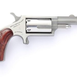 North American Arms Mini-Revolver Convertible Stainless Steel 22LR/22MAG 1.625-inch 5 Rds