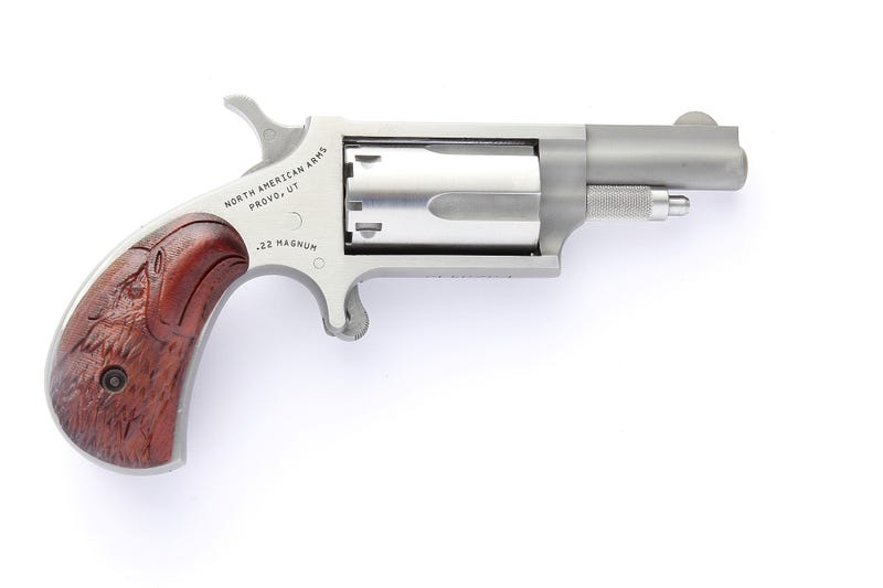 North American Arms Mini-Revolver Convertible Stainless Steel 22LR/22MAG 1.625-inch 5 Rds