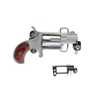North American Arms Mini-Revolver Stainless .22 Mag 1.125" Barrel 5-Rounds with Skeleton Belt Buckle