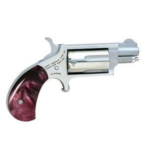 North American Arms Mini-Revolver Stainless .22 Mag 1.125" Barrel 5-Rounds Purple Grips