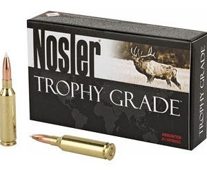 Nosler Trophy Grade 6mm Creedmoor Ammunition 90 Grain 20 Rounds