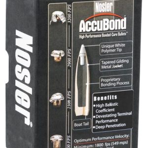 Nosler AccuBond Copper/Lead .30 Caliber 50-Rounds Spitzer Point Bullets