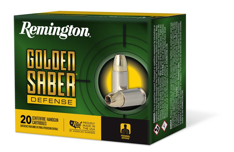 Remington Golden Saber Defense Brass .40 SW 180-Grain 20-Rounds BJHP