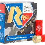 Rio Ammunition Texas Game Load High Velocity 12 GA #8-Shot 25-Rounds 2.75"