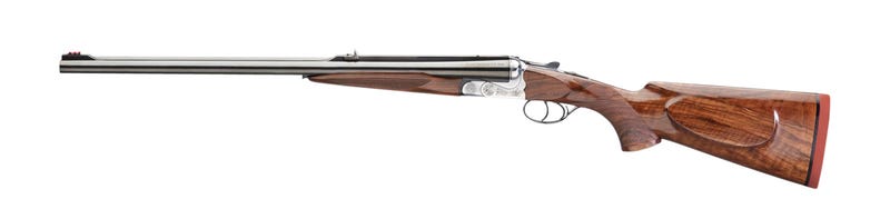 Rizzini USA Rhino Express Turkish Walnut .416 Rigby 23" Barrel with Flip Up Leaf and Orange Front Bead Open Sights