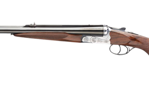Rizzini USA Rhino Express Turkish Walnut .500 Nitro 26" Barrel 2-Rounds Open Sights-Flip Up Leafs and Orange Front Bead