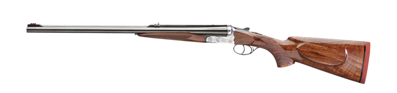 Rizzini USA Rhino Express Turkish Walnut .500 Nitro 26" Barrel 2-Rounds Open Sights-Flip Up Leafs and Orange Front Bead