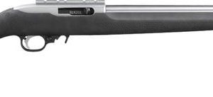 Ruger 10/22 Light Varmint Target Stainless / Black .22 LR 20" Barrel 10-Rounds HOGUE Overmolded Stock