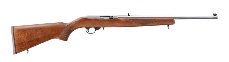 Ruger 10/22 Sporter Stainless / Walnut .22 LR 18.5" Barrel 10-Rounds