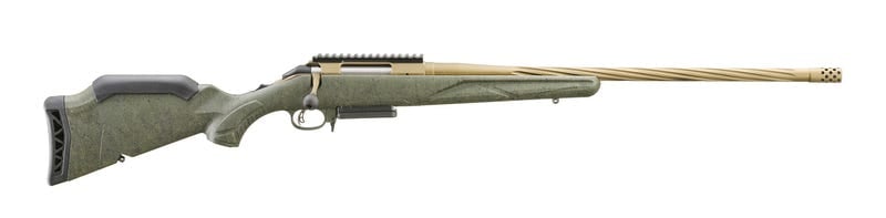 Ruger American Predator Rifle Gen II Green Splatter / Bronze 7mm PRC 22" Barrel 3-Rounds