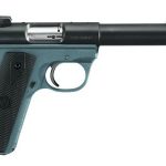 Ruger Mark III 22/45 Target Black / Blue Titanium .22 LR 5.5-inch 10Rd 1911 Style Grips
