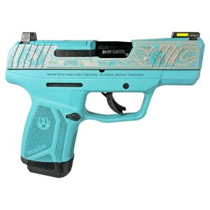 Ruger Max-9 Pro "Aztec Teal Paisley" 9mm 3.2" Barrel 12-Rounds