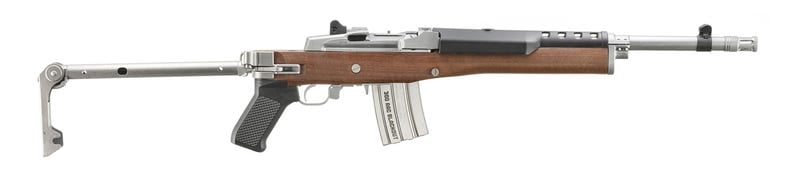 Ruger Mini-14 Tactical Walnut / Stainless / Black .300 AAC Blackout 16.1" Barrel 20-Rounds