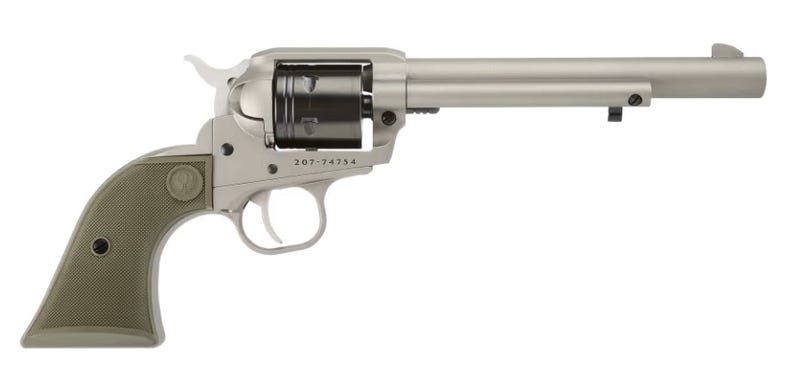 Ruger Wrangler OD Green/Silver .22 LR 6.5" Barrel 6-Rounds Ruger Wrangler OD Green/Silver .22 LR 6.5" Barrel 6-Rounds - HANDGUNS - Miami Shooters Supply
