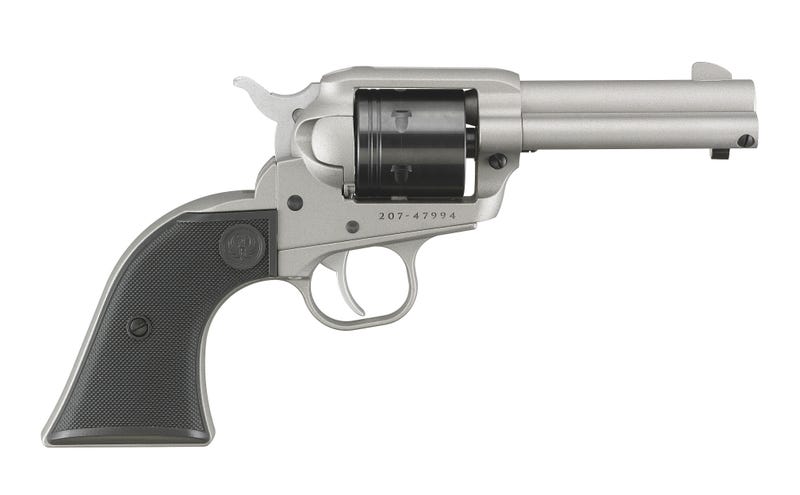 Ruger Wrangler Silver .22 LR 3.75" Barrel 6-Rounds Fixed Sights Ruger Wrangler Silver .22 LR 3.75" Barrel 6-Rounds Fixed Sights - HANDGUNS - Miami Shooters Supply