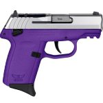 SCCY CPX-1 Gen 3 Purple/Stainless 9mm 3.1" Barrel 10-Rounds RDR