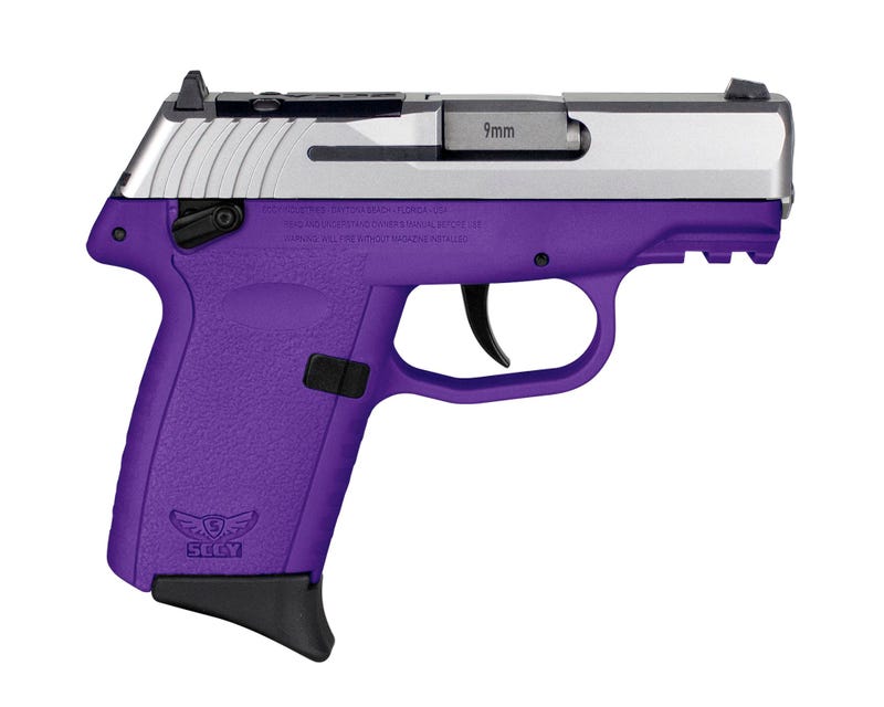 SCCY CPX-1 Gen 3 Purple/Stainless 9mm 3.1" Barrel 10-Rounds RDR