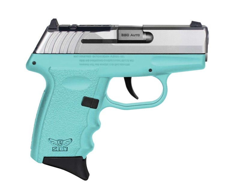 SCCY CPX-3 Turquoise/Stainless 380 ACP 3.1" Barrel 10 Rounds Optics Ready SCCY CPX-3 Turquoise/Stainless 380 ACP 3.1" Barrel 10 Rounds Optics Ready - HANDGUNS - Miami Shooters Supply