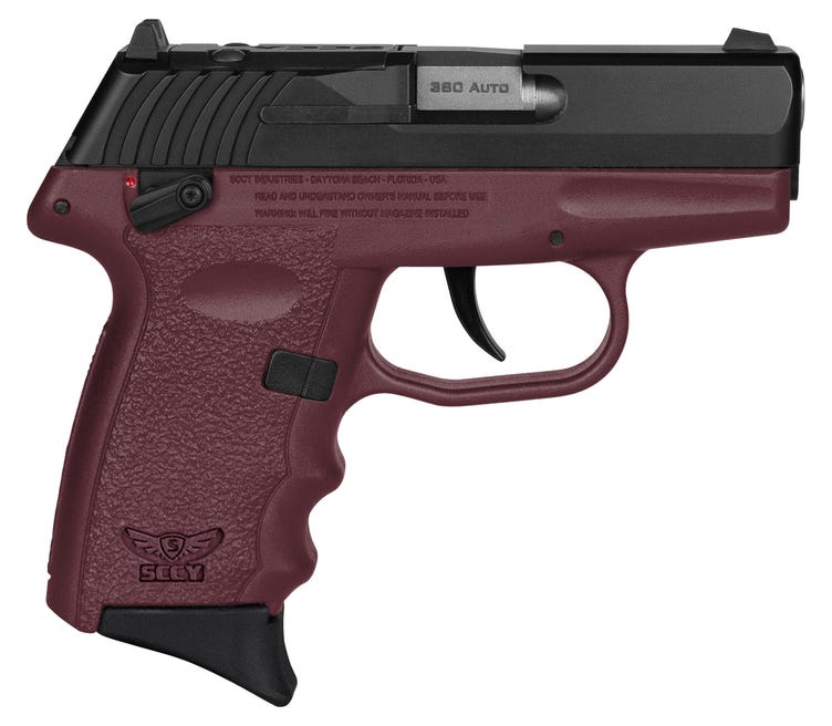 SCCY CPX-4 380 ACP 2.96" Barrel 10 Rounds BLK SLIDE CRM GRIP SFT