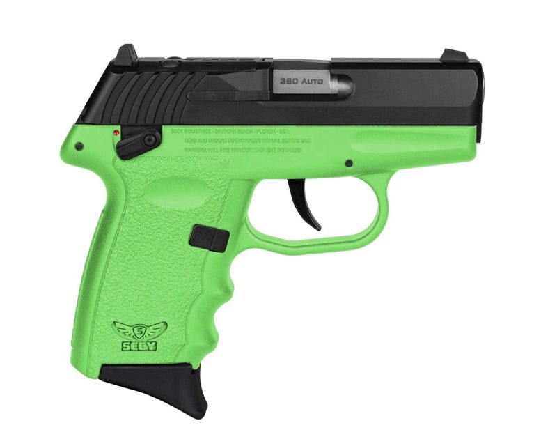 SCCY CPX-4 Lime Frame/Black Slide 380 ACP 2.96" Barrel 10-Rounds MS