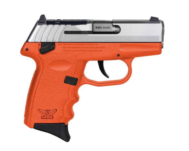 SCCY CPX-4 Orange Frame/Stainless Slide 380 ACP 2.96" Barrel 10-Rounds MS