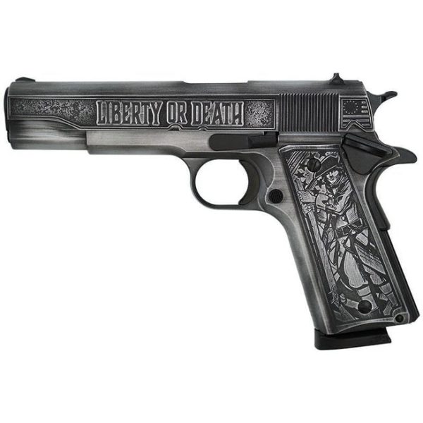SDS Imports 1911 A1 Service "Liberty or Death" Grey .45 ACP 5" Barrel 8-Rounds