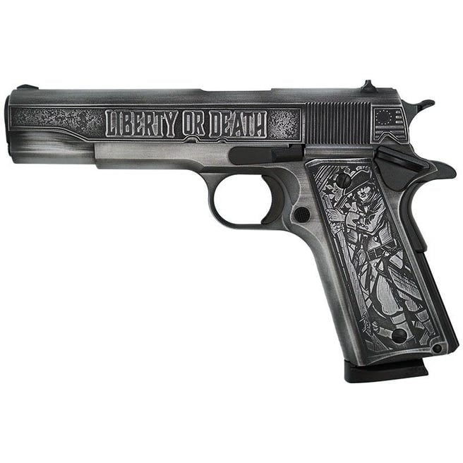 SDS Imports 1911 A1 Service "Liberty or Death" Grey .45 ACP 5" Barrel 8-Rounds