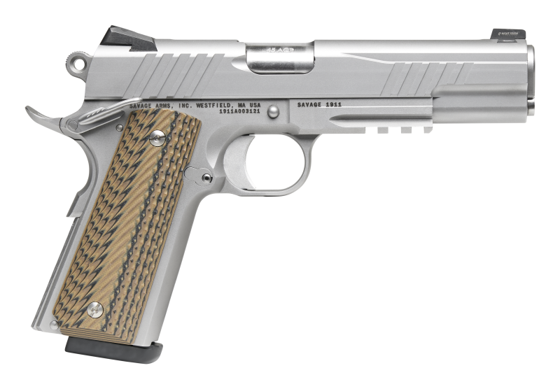 Savage 1911 Stainless .45 ACP 5" Barrel 8-Rounds